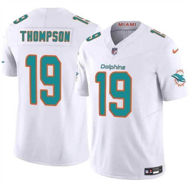 Men & Women & Youth Miami Dolphins #19 Skylar Thompson White 2024 F.U.S.E Vapor Limited Football Stitched Jersey,We sell and wholesale Men & Women & Youth Miami Dolphins #19 Skylar Thompson White 2024 F.U.S.E Vapor Limited Football Stitched Jersey on line form chian!